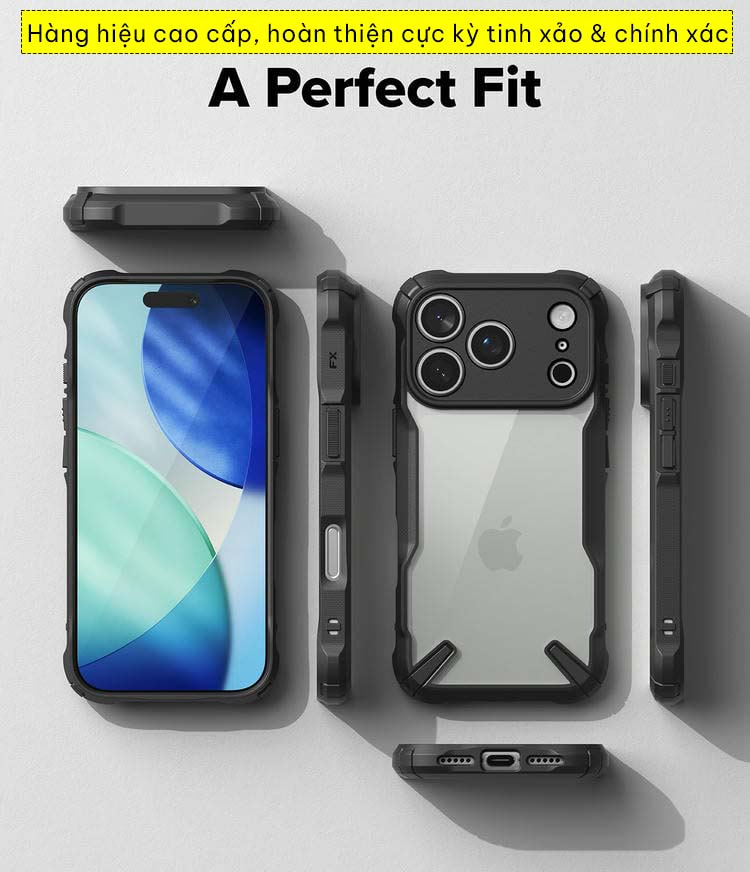 Ốp lưng iPhone 17 Pro Max Ringke Fusion X 7